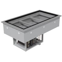 Advance Tabco DIRCP-3 Stainless Steel Three Pan Drop-In Refrigerated Cold Pan Unit