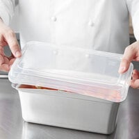 Vollrath 40040 Clear Polypropylene Snap-On Lid for Vollrath 40004