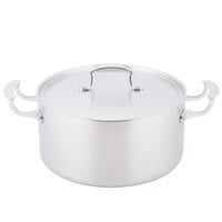 Vollrath 49441 Miramar Display Cookware 7 Qt. Casserole Pan with Low Dome Cover