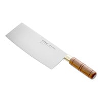 Winco 8" Chinese Cleaver with Wood Handle
