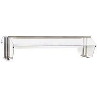 Eagle Group BS2-HT4 Stainless Steel Buffet Shelf with 2 Sneeze Guards for 4 Well Food Tables - 63 1/2" x 36"