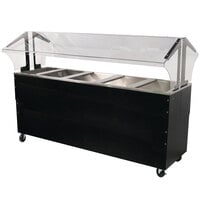 Advance Tabco B5-CPU-B-SB Five Well Everyday Buffet Ice-Cooled Table with Enclosed Base - Open Well