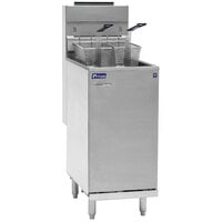 Pitco® 40D Liquid Propane 40-45 lb. Stainless Steel Floor Fryer