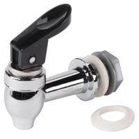 Cal-Mil 148-1580-49 Chrome Replacement Faucet / Spigot for Beverage Dispensers