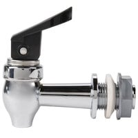Cal-Mil 148-1580-49 Chrome Replacement Faucet / Spigot for Beverage Dispensers