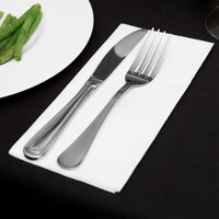Touchstone by Choice White Linen-Feel 1/8 Fold Dinner Napkin - 300/Case