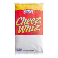 Kraft CHEEZ WHIZ Cheese Sauce Pouch 6.5 lb. - 6/Case