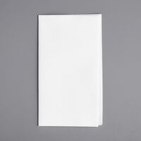 Choice White Linen-Feel 1/8 Fold Dinner Napkin - 800/Case