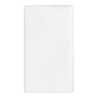 Choice White Linen-Feel 1/8 Fold Dinner Napkin - 800/Case