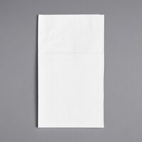 Choice 15 inch x 17 inch ReadyNap White Pocket Fold Dinner Napkin - 800/Case