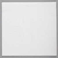 Choice White Linen-Feel 1/4 Fold Dinner Napkin   - 50/Pack