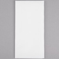 Touchstone by Choice White Linen-Feel 1/8 Fold Dinner Napkin - 50/Pack