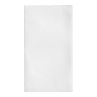 Choice Premium White Linen-Feel 1/8 Fold Dinner Napkin - 50/Pack