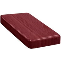 American Tables & Seating Resin Super Gloss Rectangle Table Top - Mahogany