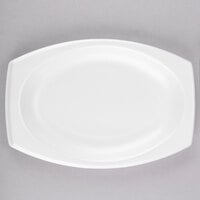 Dart 9CPBQR Quiet Classic 9 3 Compartment Black Laminated Round Foam Plate  - 125/Pack