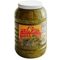 Del Sol 1 Gallon Sweet Pickle Relish - 4/Case
