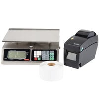 Tor Rey L-PC-40L 40 lb. Price Computing Scale with Thermal Printer Kit, Legal for Trade