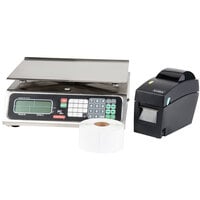 Tor Rey Price PC-40L 40 lb. Price Computing Scale with Thermal Printer Kit, Legal for Trade