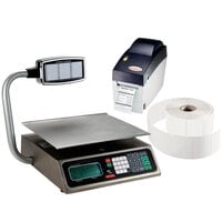 Tor Rey PC-40LT 40 lb. Price Computing Scale with Tower and Thermal Printer Kit, Legal for Trade