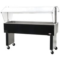 Eagle Group BPCP-4 63 1/2 inch Deluxe Service Mates Portable Ice-Cooled Buffet Table with Open Base