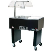 Eagle Group BC-1 Deluxe Service Mates One Pan Open Well Electric Buffet Beef Cart with Open Base - 120V