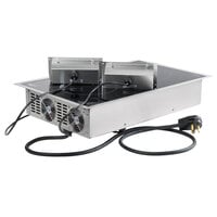 Vollrath 69508 Ultra Series Dual Hob Drop In Front to Back Induction Cooker Range - 208/240V