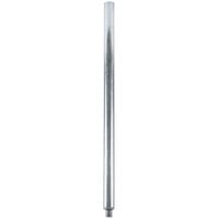 Regency Replacement 32 1/4" Galvanized Steel Leg for Work Tables with Galvanized Legs