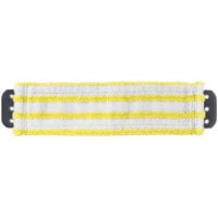 Unger SmartColor MD40Y MicroMop 7.0 16" Yellow Wet / Dry Mop Pad