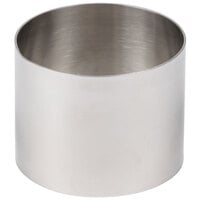 Ateco 4951 2 3/4" x 2" Stainless Steel Round Cake / Food Ring Mold