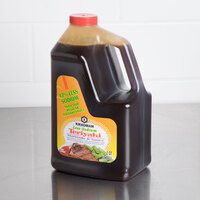 Kikkoman Less Sodium Teriyaki Marinade and Sauce .5 Gallon Container - 6/Case
