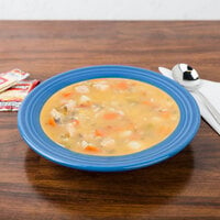 Fiesta® Dinnerware from Steelite International HL451337 Lapis 13.25 oz. China Rim Soup Bowl - 12/Case