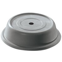 Cambro 913VS191 Versa Camcover 9 13/16 inch Granite Gray Round Plate Cover - 12/Case