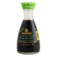 Kikkoman 5 fl. Oz. Traditionally Brewed Less Sodium Soy Sauce Dispenser