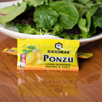 Kikkoman Ponzu Citrus Seasoned Dressing & Sauce 6 mL Packet - 500/Case