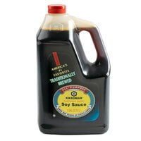 Kikkoman Traditionally Brewed Soy Sauce 1 Gallon Container - 4/Case