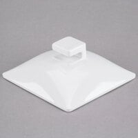Cal-Mil C1432LID White Melamine Lid for 4" Square Jars