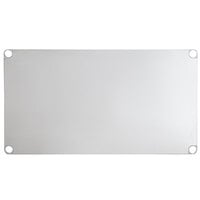 Regency Adjustable Stainless Steel Work Table Undershelf for 30 inch x 48 inch Tables - 18 Gauge