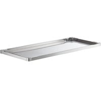 Regency Adjustable Stainless Steel Work Table Undershelf for 30 inch x 60 inch Tables - 18 Gauge