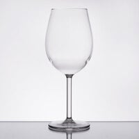 GET SW-1446-1-TRITAN-CL 15 oz. Customizable Tritan Plastic Tall Wine Glass