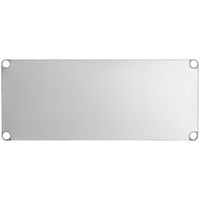 Regency Adjustable Stainless Steel Work Table Undershelf for 24 inch x 48 inch Tables - 18 Gauge