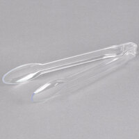 Fineline 3312-CL Platter Pleasers 12 inch Clear Plastic Serving Tong