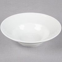 Tuxton FPD-087 Pacifica 10.5 oz. Bright White Embossed China Soup Bowl   - 24/Case