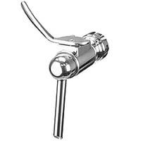 Micro Matic 5601-SP Type 304 Stainless Steel Side-Pull Wine Faucet with Stainless Steel Lever - Polished Stainless Steel Finish