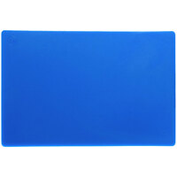 18 inch x 12 inch x 1/2 inch Blue Polyethylene Cutting Board