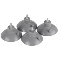 Choice Prep / Garde Suction Cup Feet for French Fry Cutters and Dicers - 4/Set