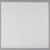 Touchstone by Choice 16 inch x 15 inch White Linen-Feel Flat-Packed Dinner Napkin - 500/Case