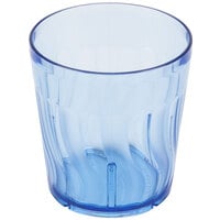 Dinex DX4GC954 Swirl 9 oz. Blue SAN Plastic Tumbler - 72/Case