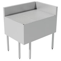 Advance Tabco PRFD-2030 20 inch x 30 inch Prestige Series Stainless Steel Underbar Drainboard Filler - 90 Degree Angle