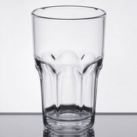 Dinex DX581007 Louis 10 oz. Clear SAN Plastic Tumbler - 24/Case