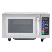Waring WMO90 Stainless Steel Commercial Microwave with Push Button Controls - 120V, 1000W